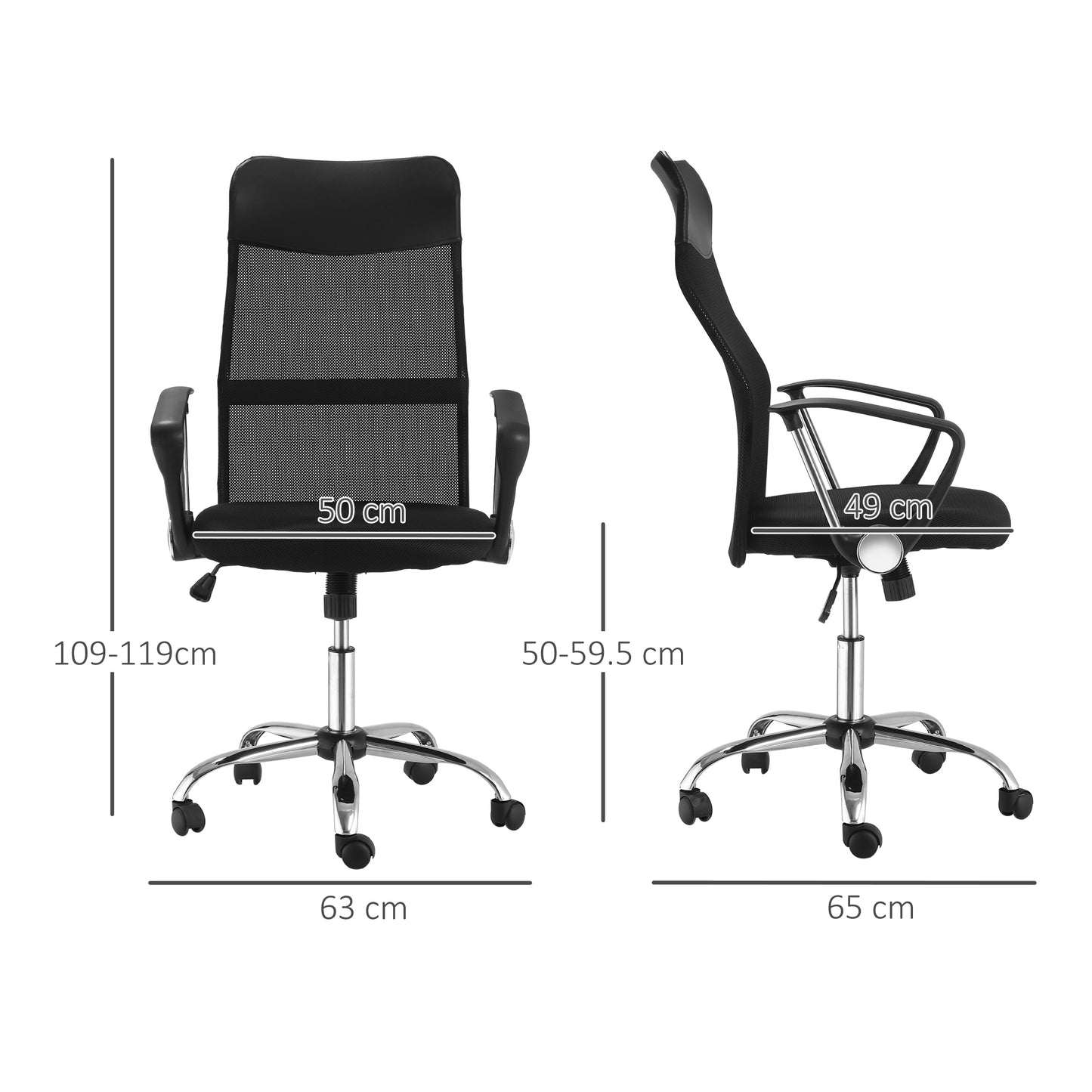 Office Mesh Chair with Tilt Function