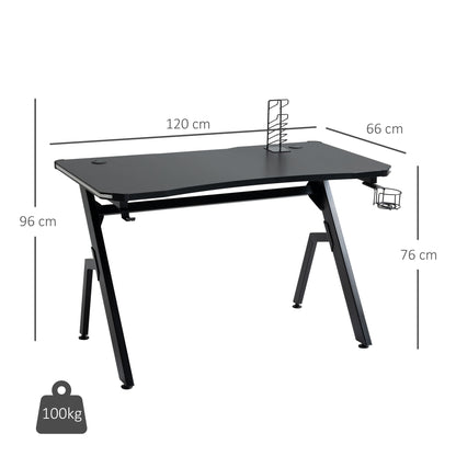 Pro Gaming Desk with Carbon Fibre Surface