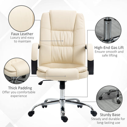 Soft Padded Leather Desk Chair