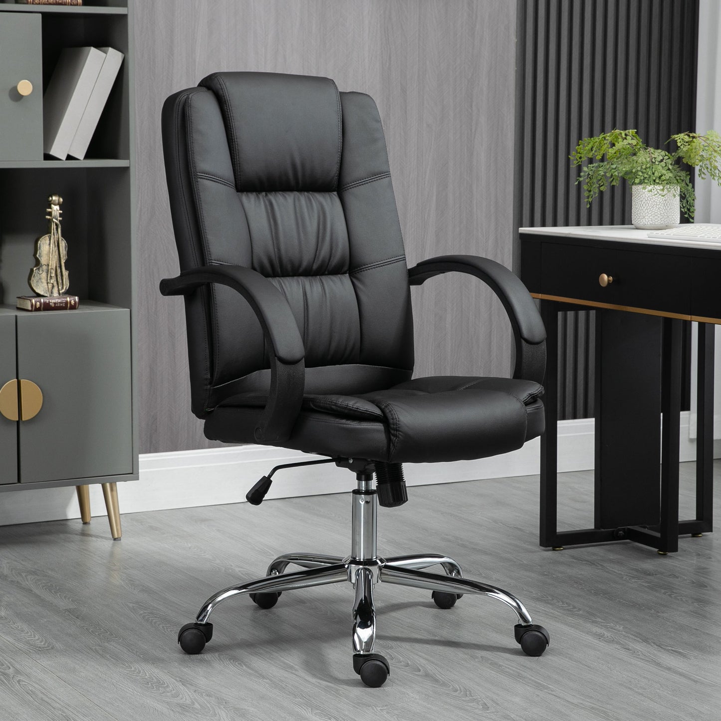 Soft Padded Leather Desk Chair