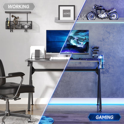 Pro Gaming Desk with Carbon Fibre Surface