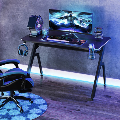 Pro Gaming Desk with Carbon Fibre Surface